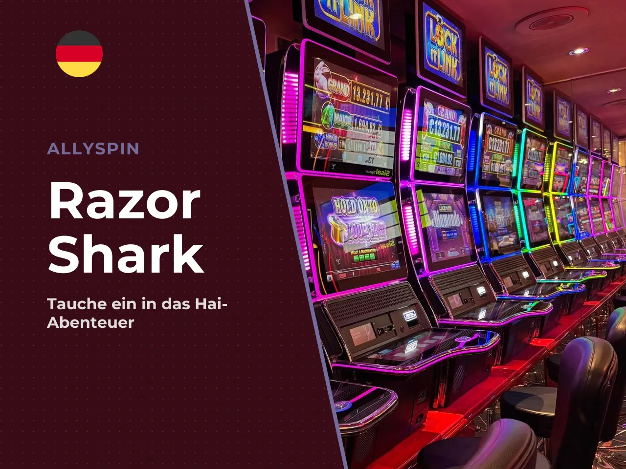 Unterwasserwelt, Hai und Design des Razor