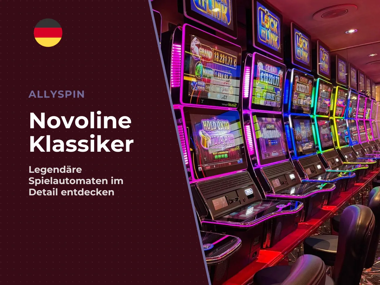 Novoline, Spielthema und Deluxe-Version. Der Begriff