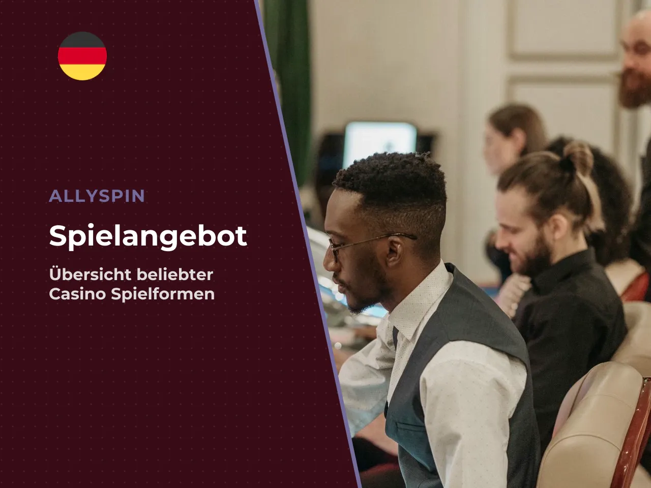 Slots, Casinospiele und Live-Casino als zentrale