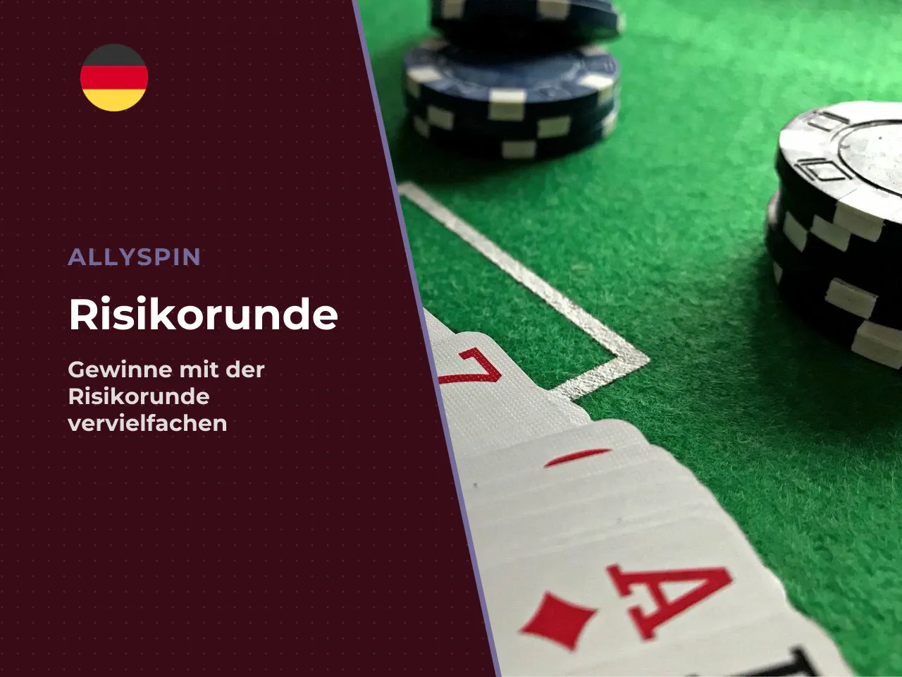Gamble Feature Die Karten-Risikorunde. Nach jedem