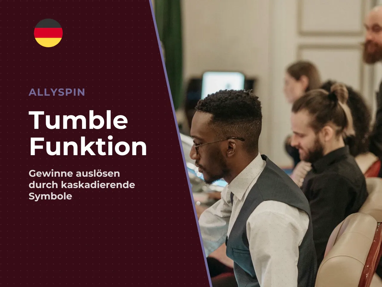 Tumble-Feature und Kaskaden nach Gewinnen. Nach