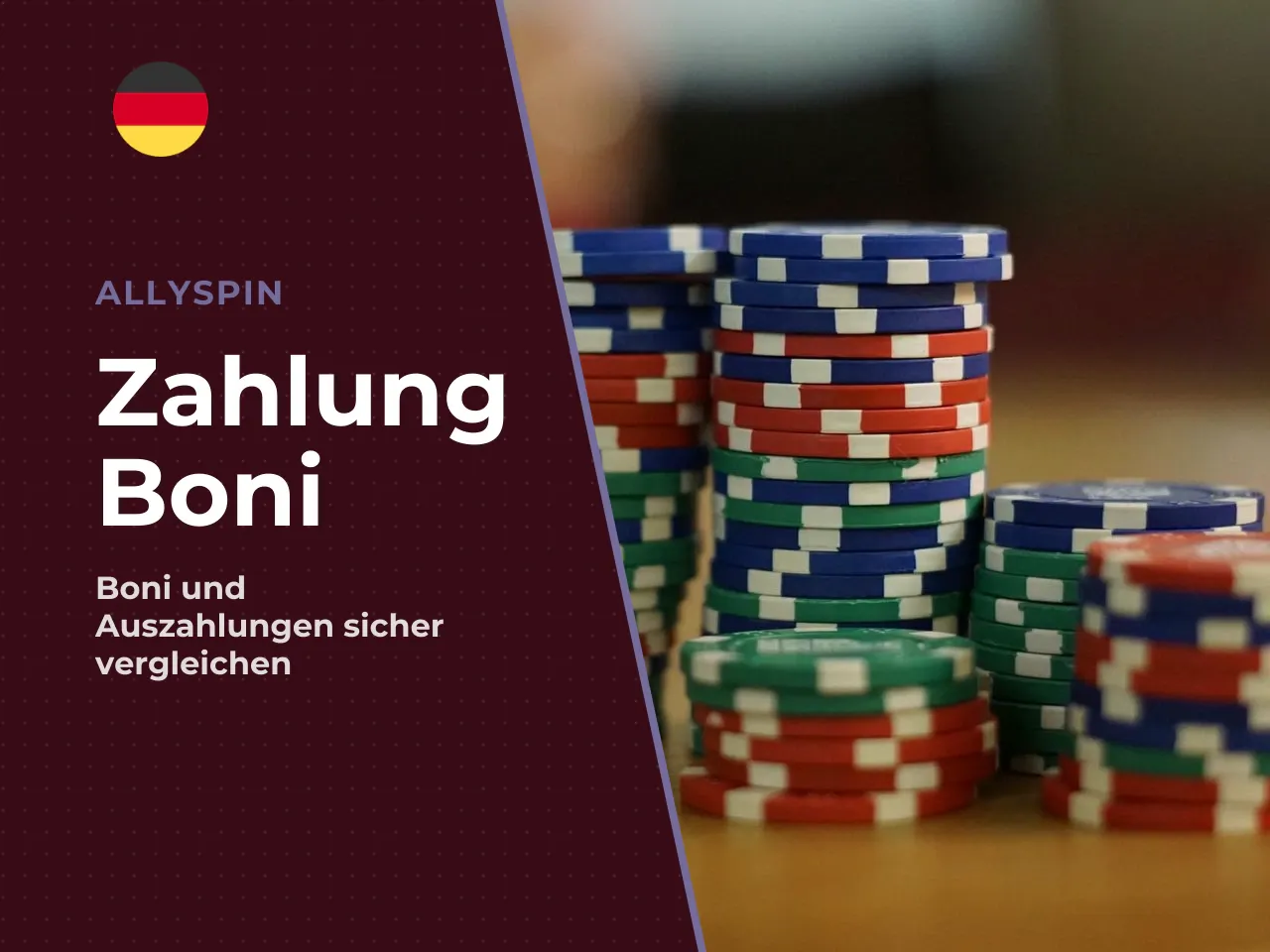 Boni, Zahlungsmethoden und Auszahlungen vergleichen. Sonderfall