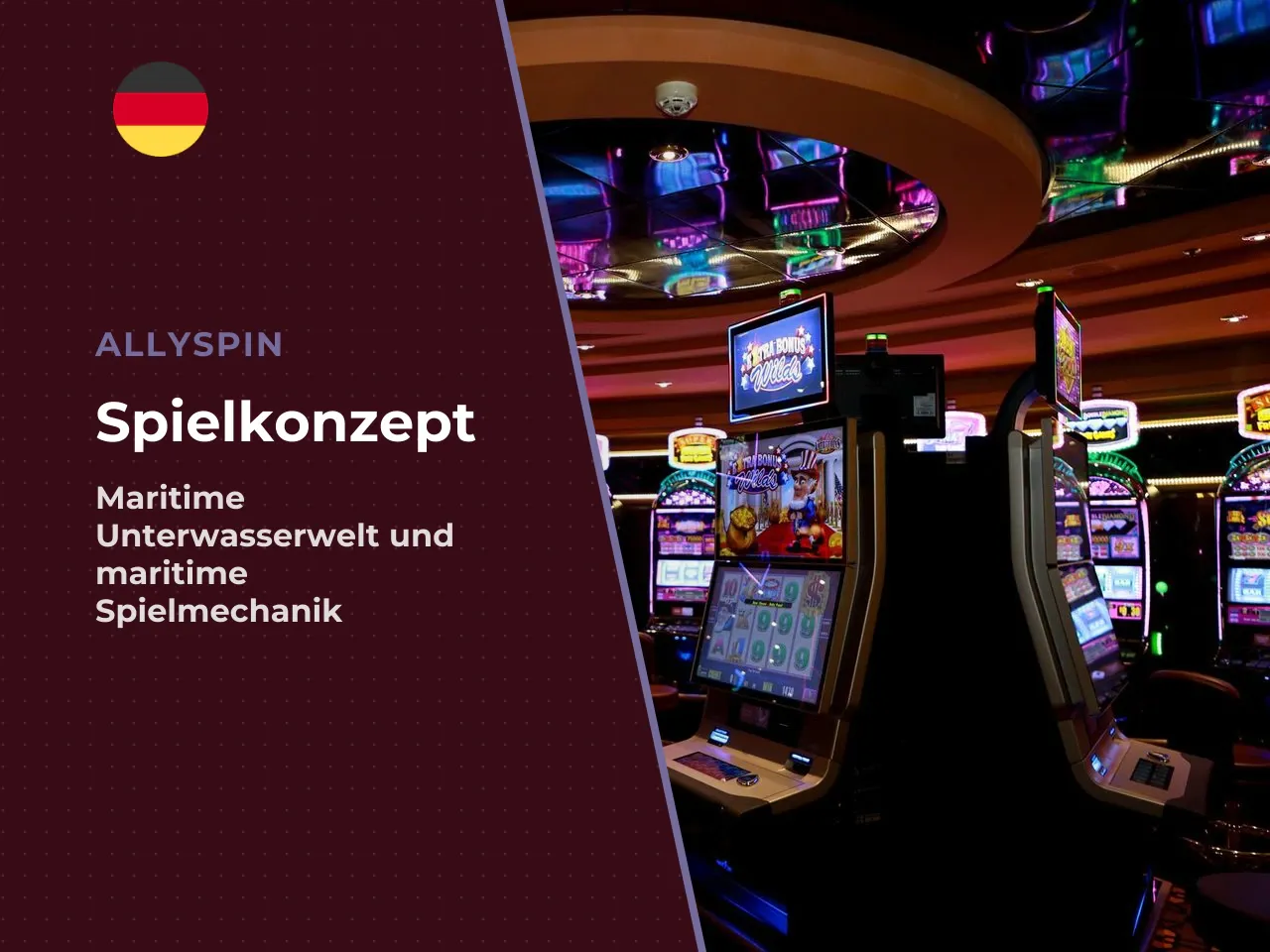 Spielthema, Grafik und Angelmotiv. Das visuelle
