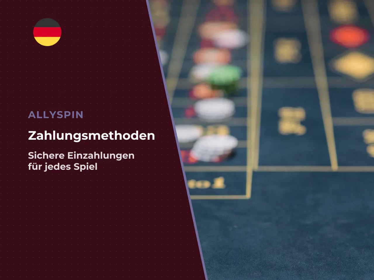 Verfügbare Payment Methods für Deposit. Zu