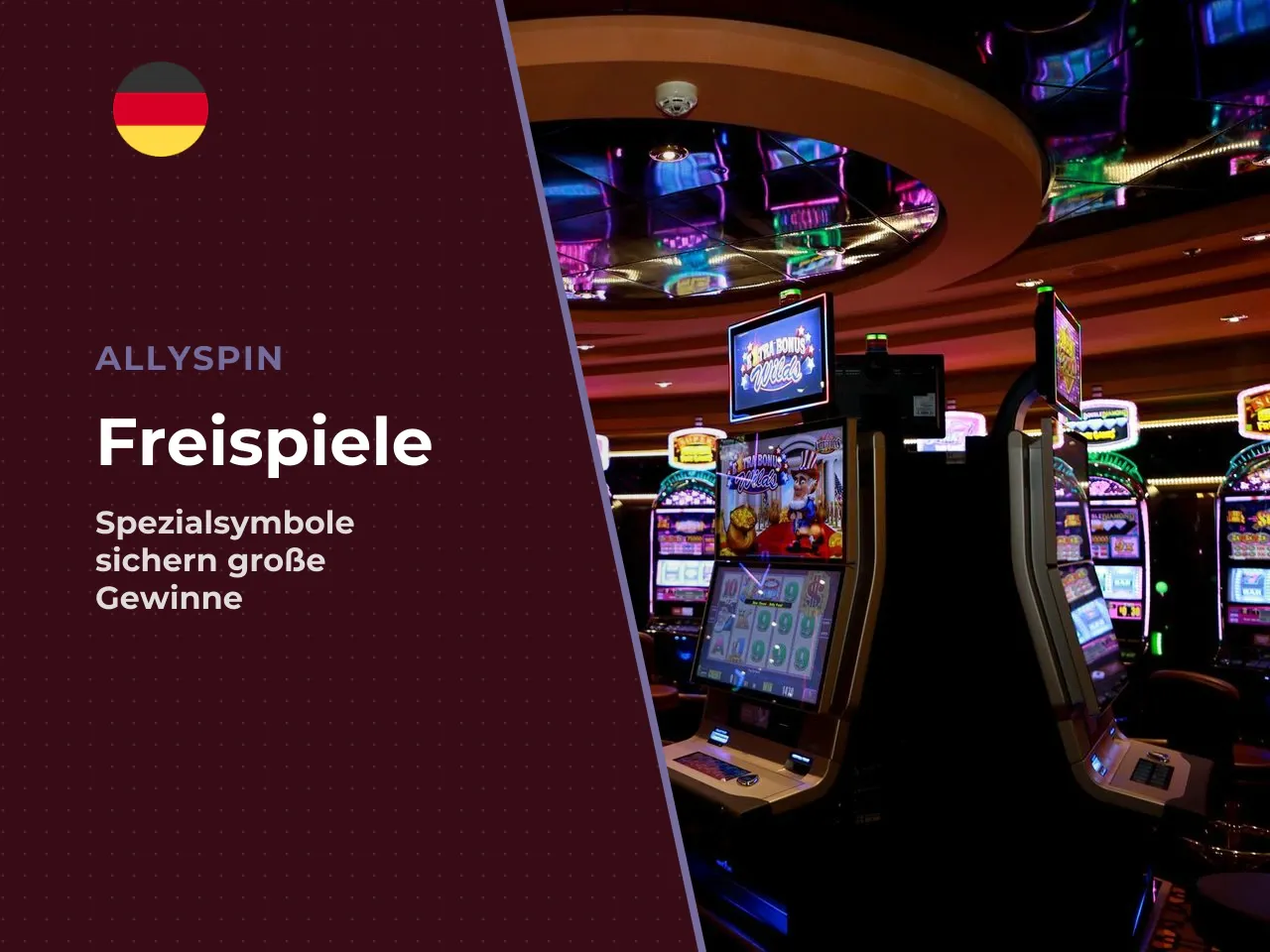 Freispiele mit expandierenden Bonussymbolen. Drei oder
