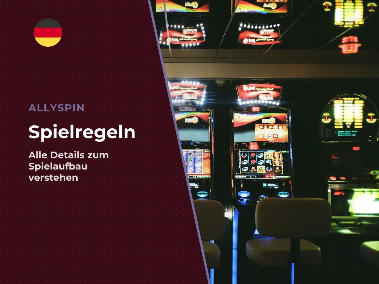Spielaufbau, Gewinnlinien und Einsatzlimits. Das Spielfeld