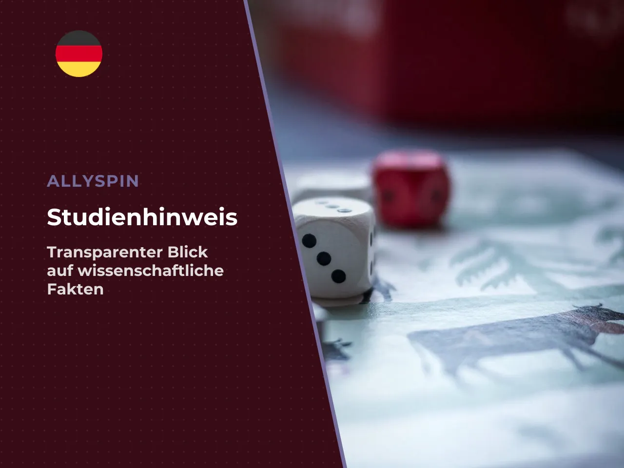 Fehlende spezifische Studien zu AllySpin. Ein