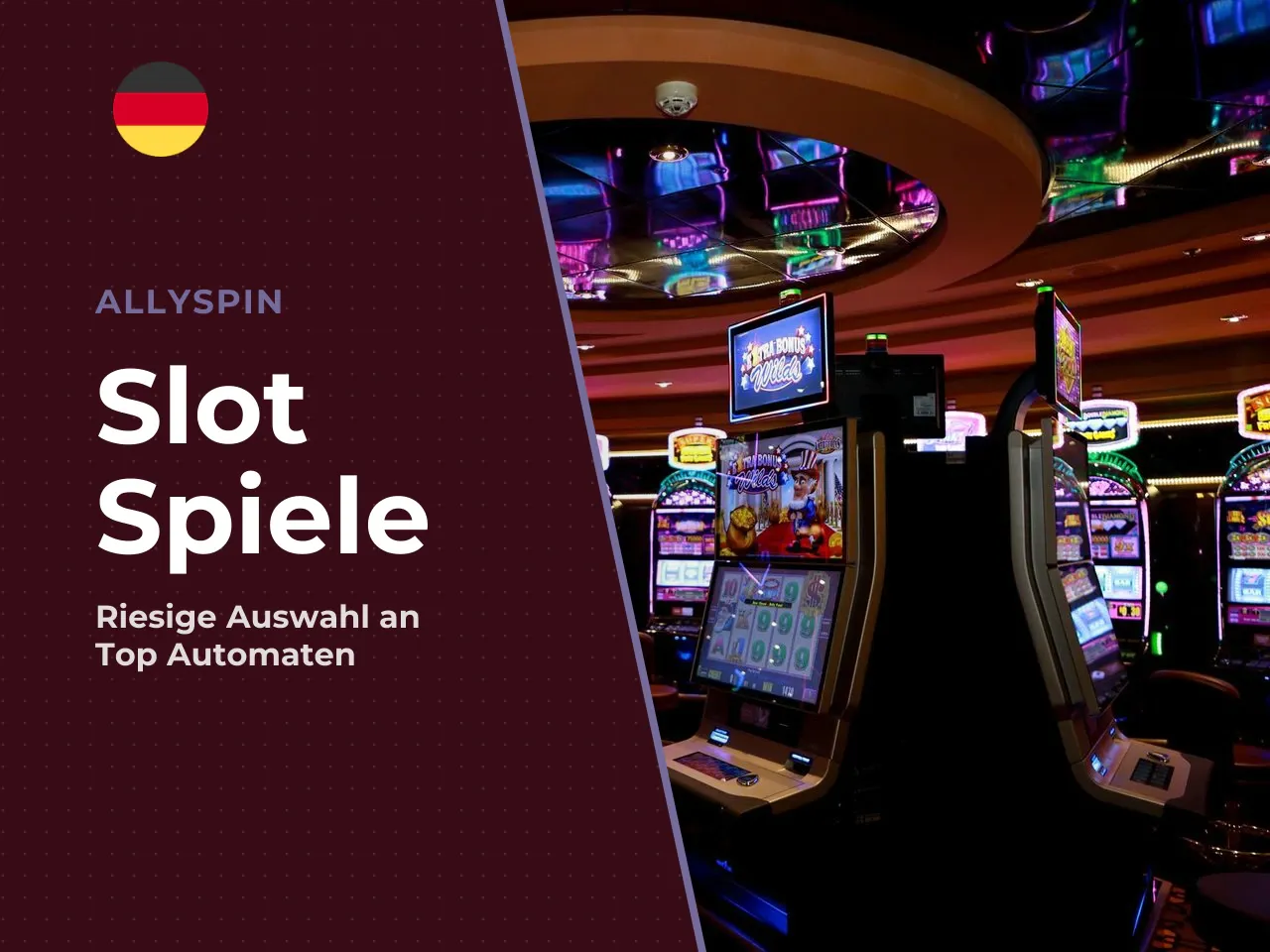 Slots und Jackpot-Spiele. Die Slots bilden