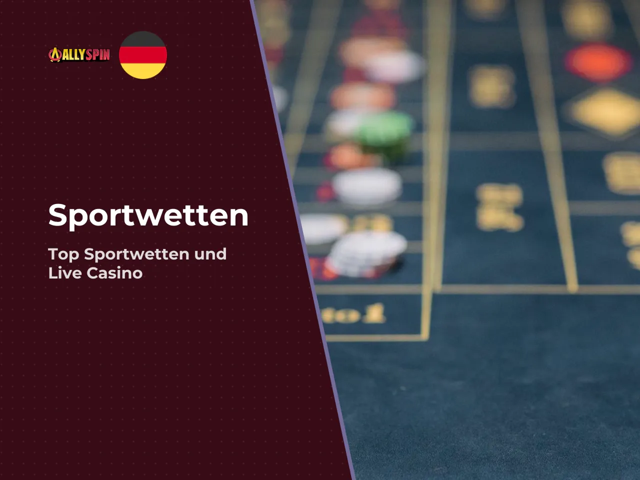 Sportwettenbereich und Integration ins Casino. Kurz