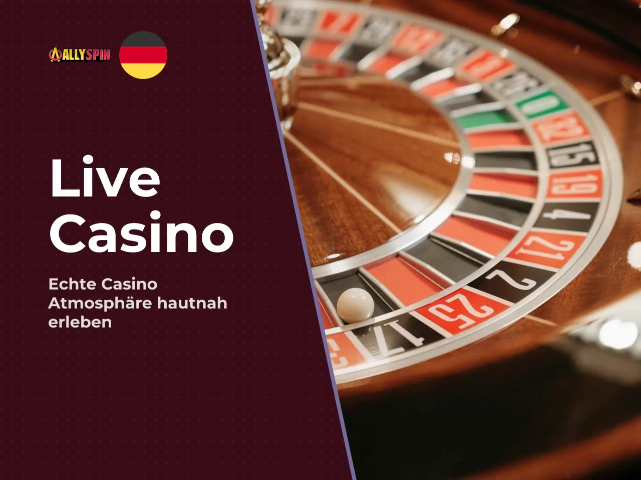 Live Casino mit Roulette und Baccarat