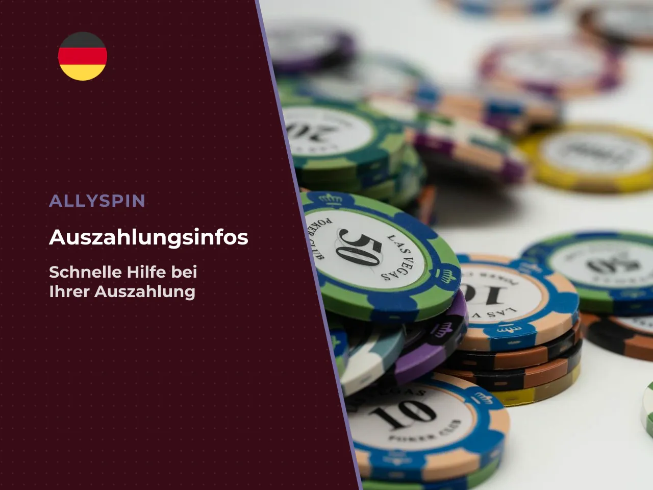 Welche Informationen der Support zur Auszahlung
