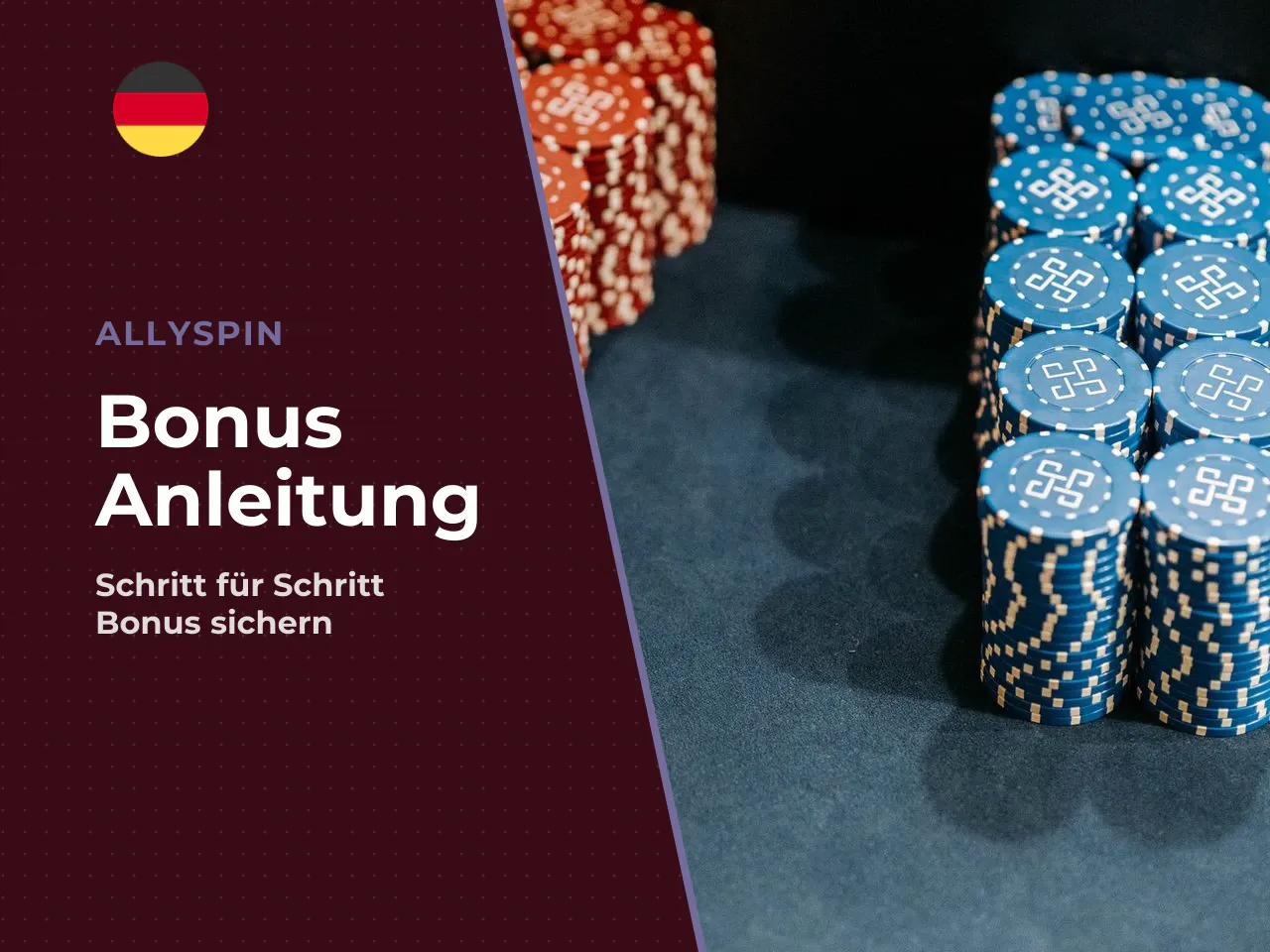 Schritt für Schritt AllySpin Bonus aktivieren