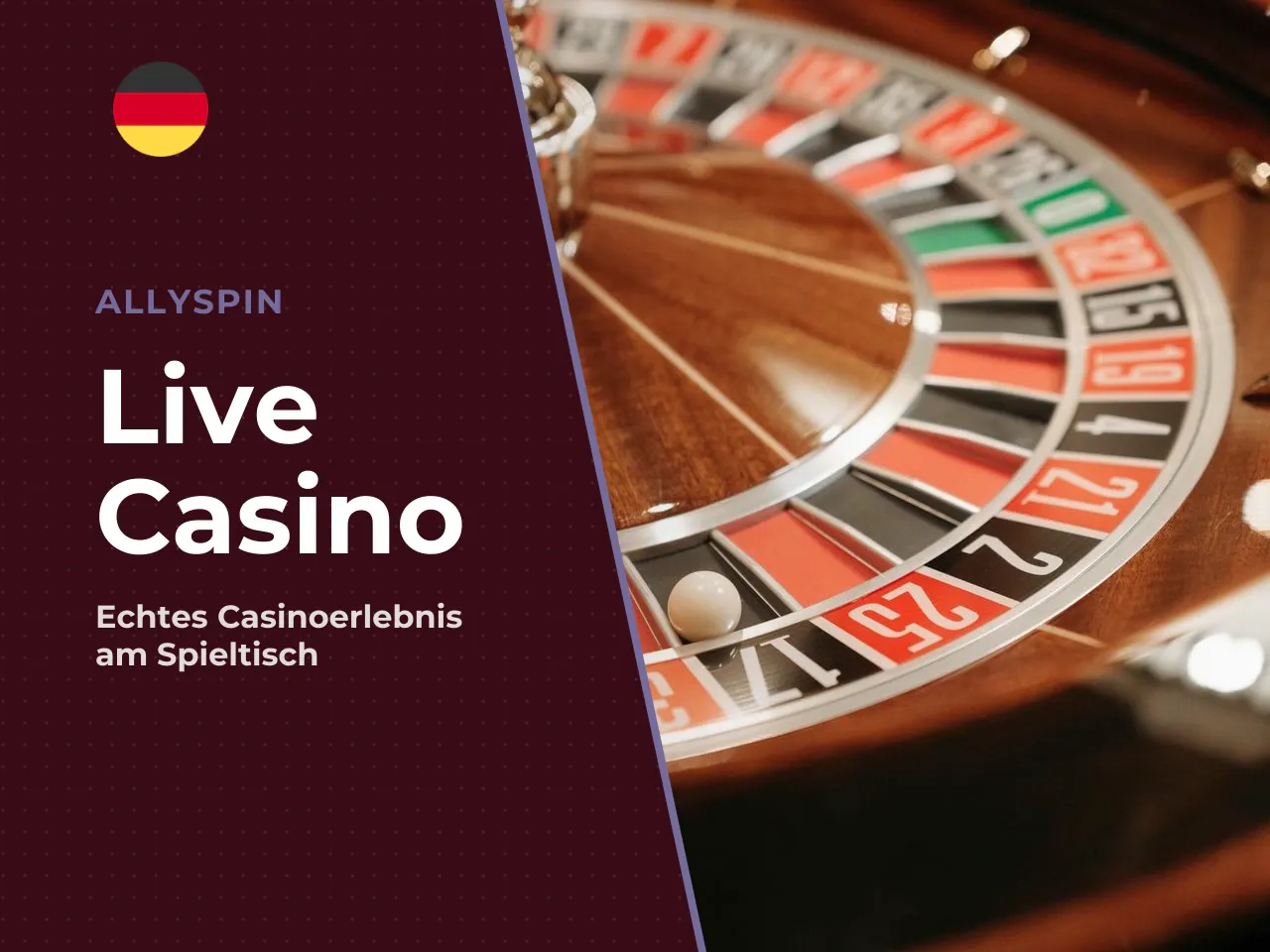 AllySpin Live Casino Angebot und Spielerlebnis