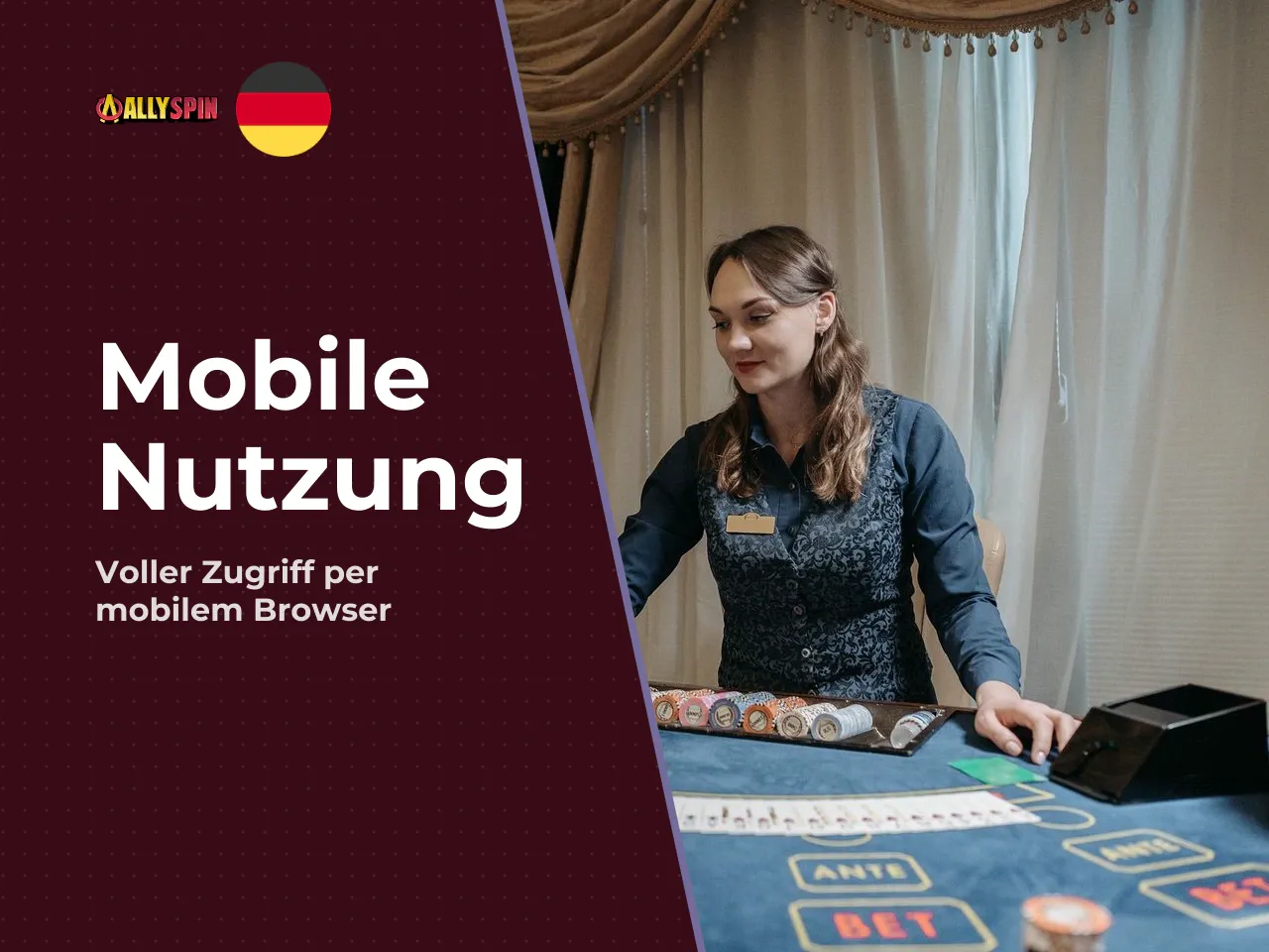 AllySpin App und mobile Benutzerfreundlichkeit. Kurz