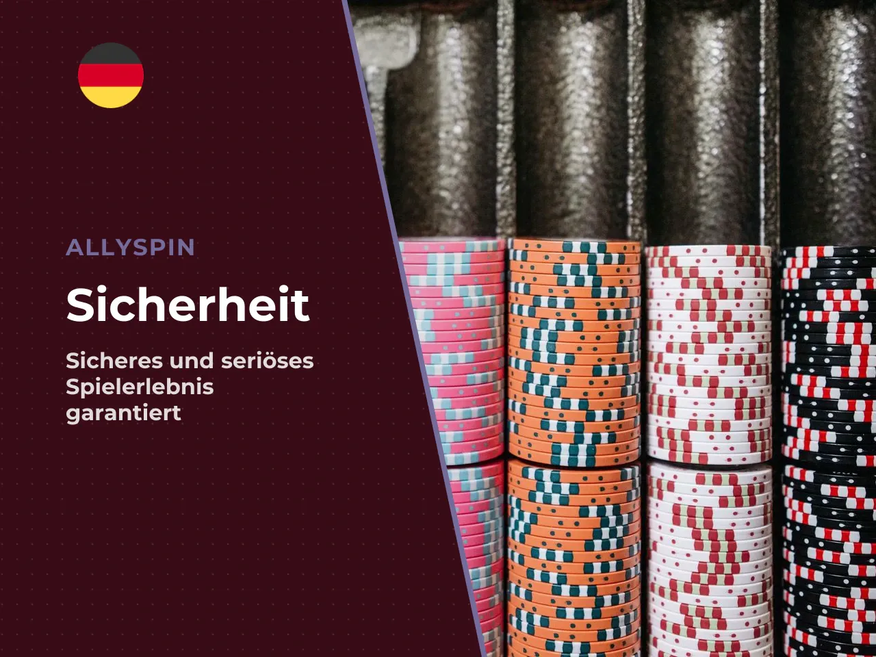 Lizenz, Sicherheit und Seriosität prüfen. Die