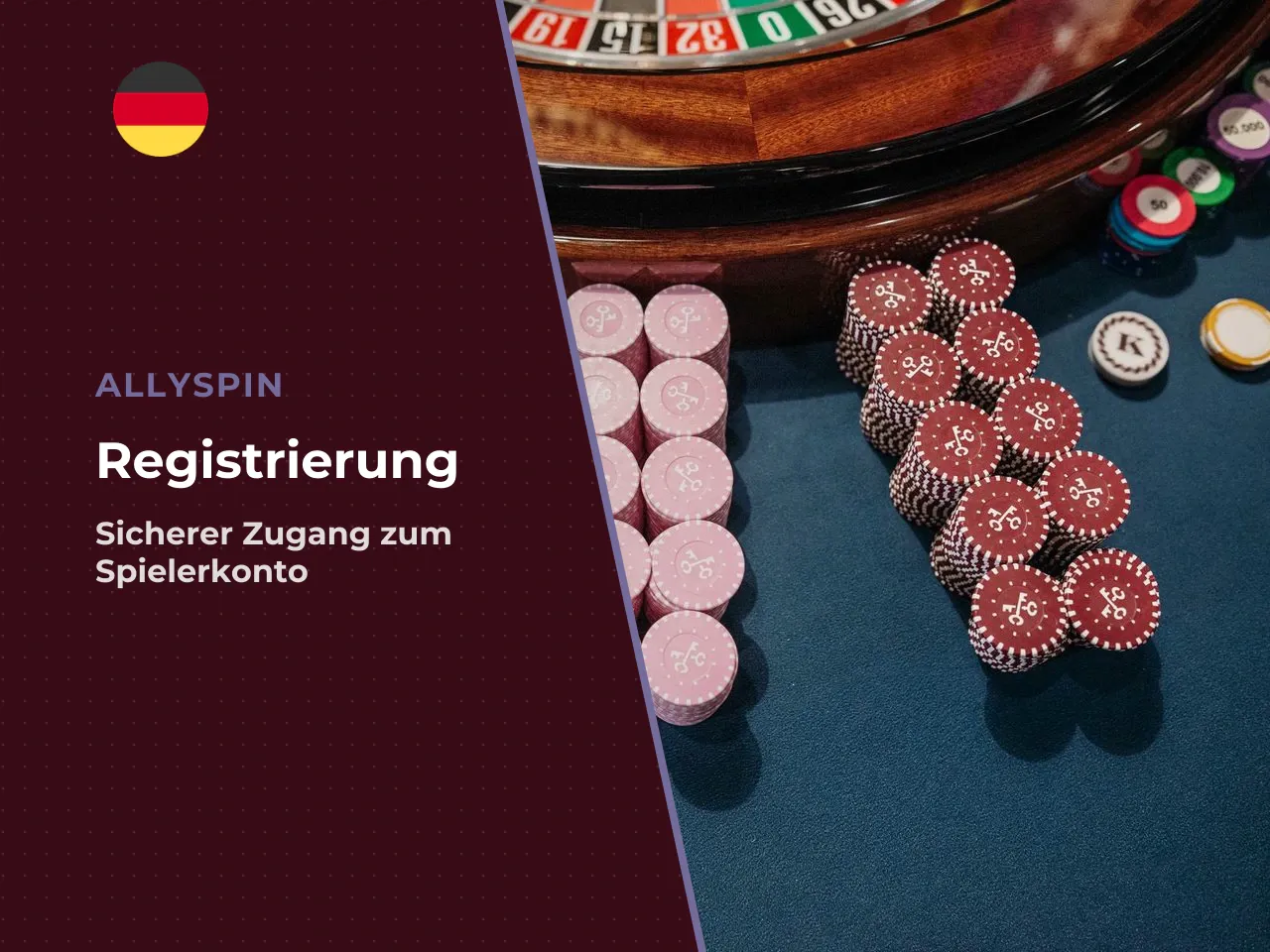 AllySpin Casino Login und Kontoeröffnung. Die