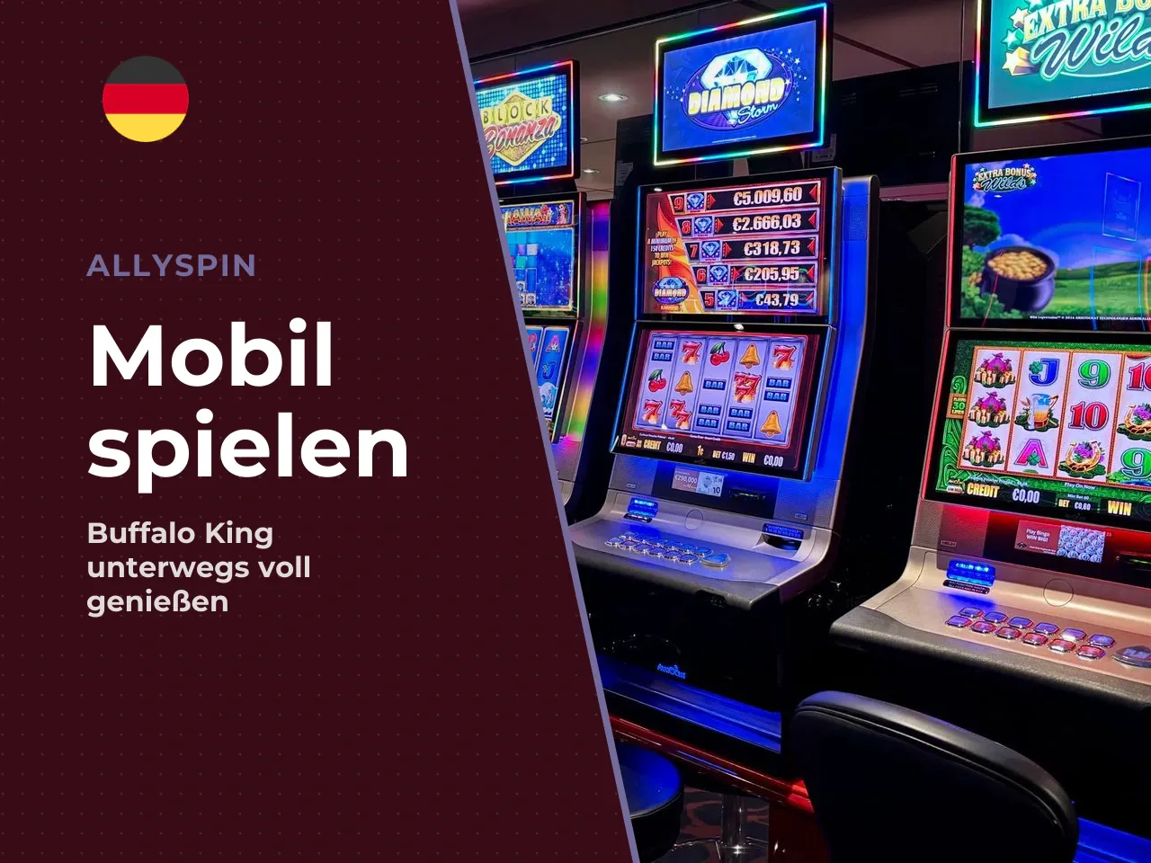 Buffalo King mobil spielen. Der Buffalo