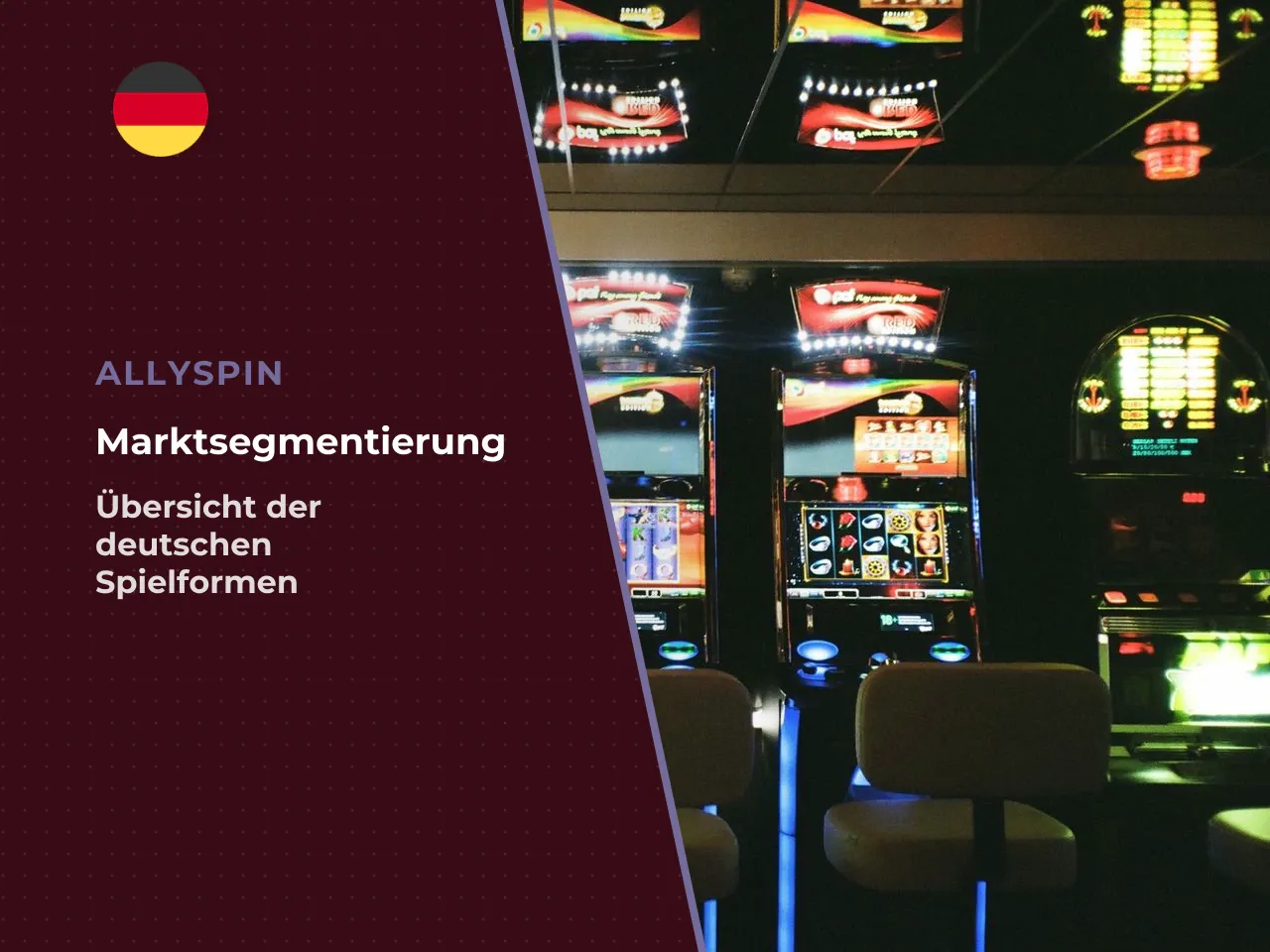 Online-Markt und Segmentierung nach Spielform. Der