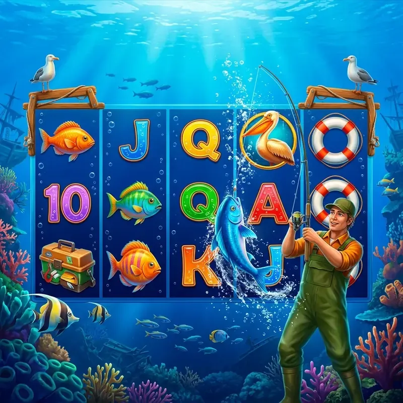 Fishin Frenzy spielen Slot, Demo, Echtgeld
